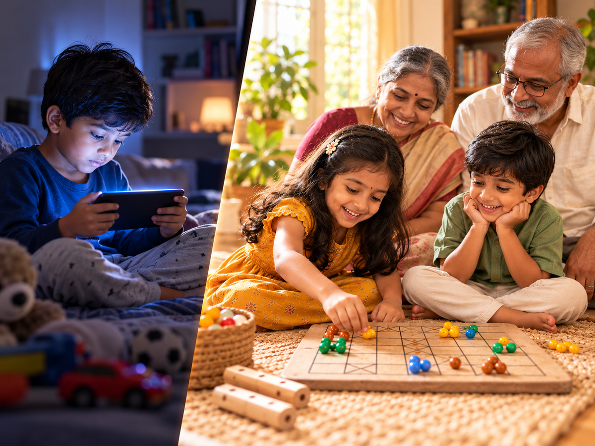 Mobile Screen Time vs. Traditional Games: What Are Children Missing?