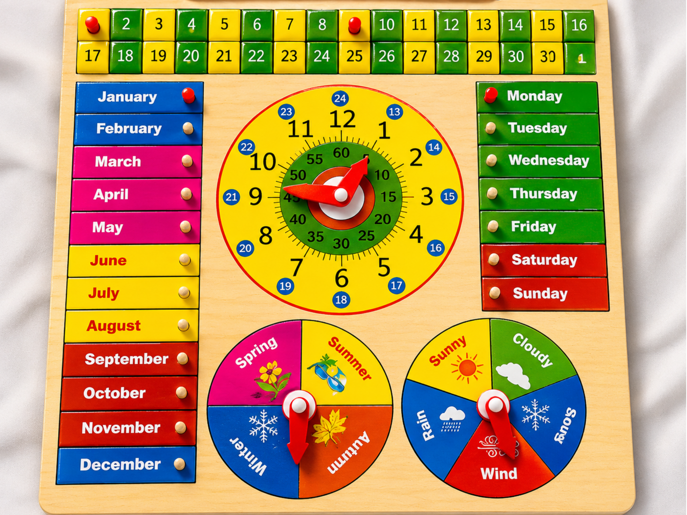 Daily Discovery Wooden Activity Board Kids
