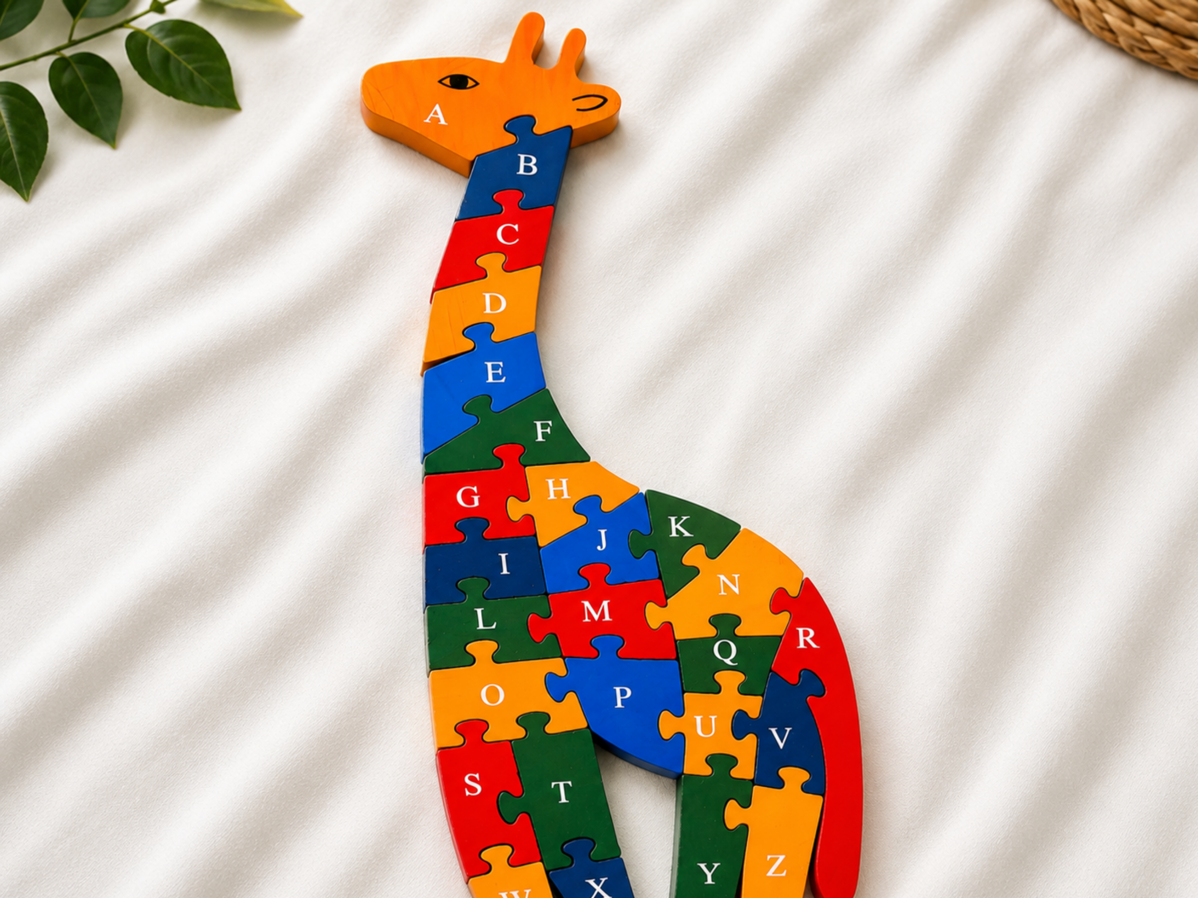 Wooden Giraffe Puzzle for Kids | Jumbo Maama