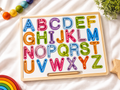 Learning English Alphabet Stencil
