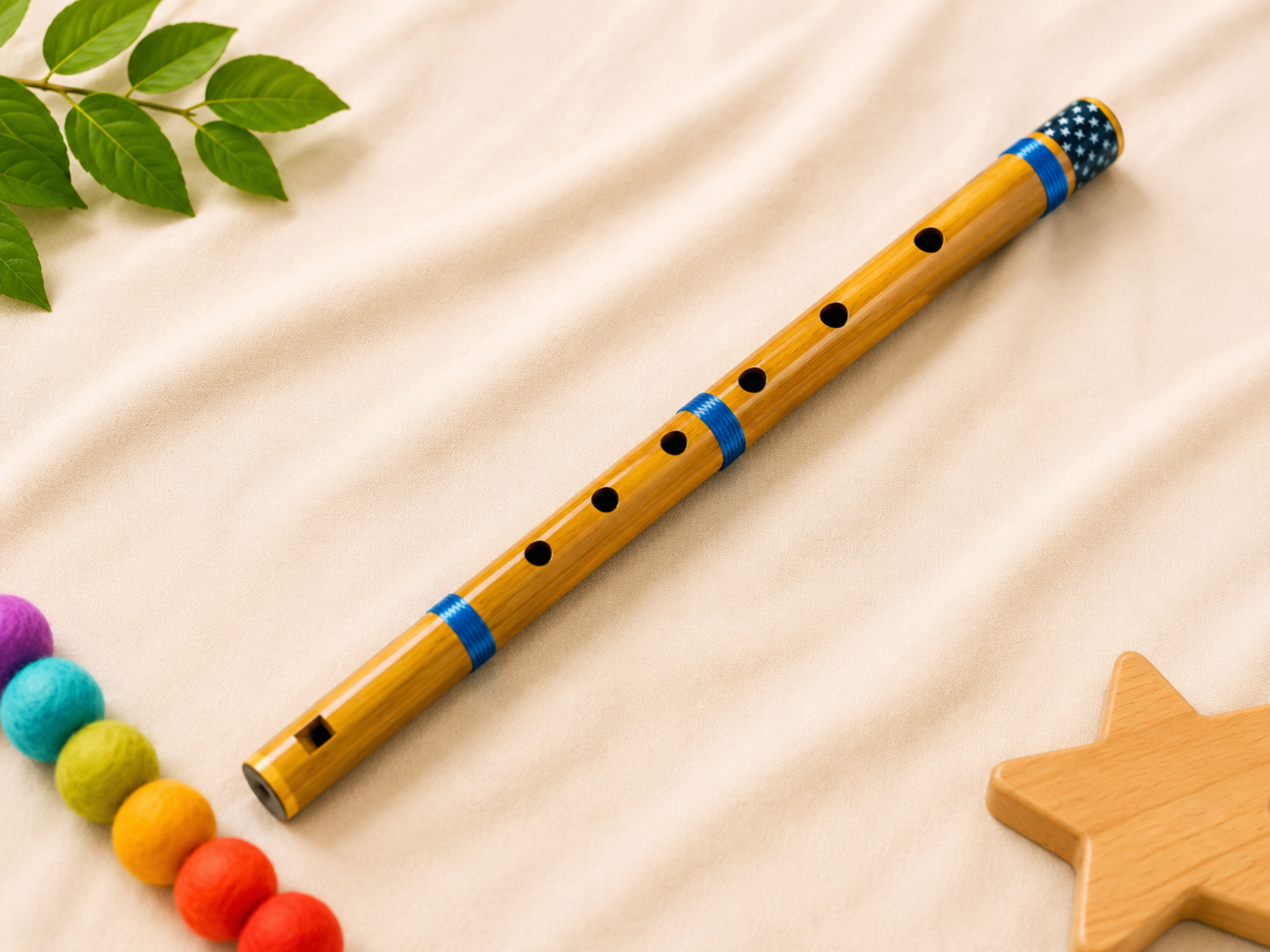 Wooden Flute Toy for Kids | Jumbo Maama
