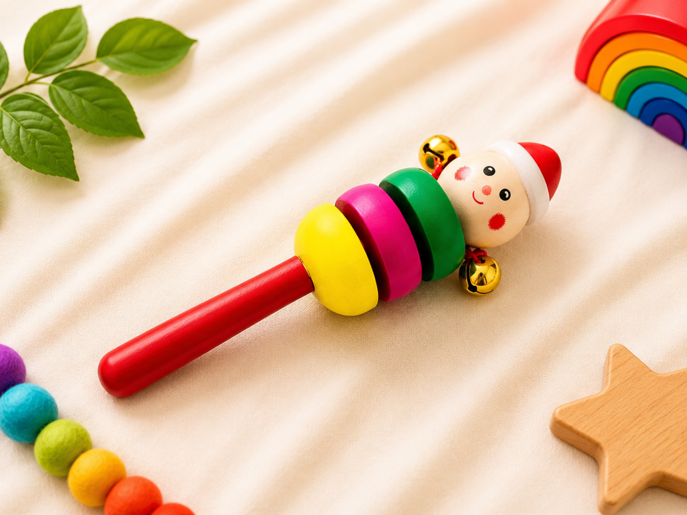 Wooden Santa Claus Toy – Festive Gift Kids