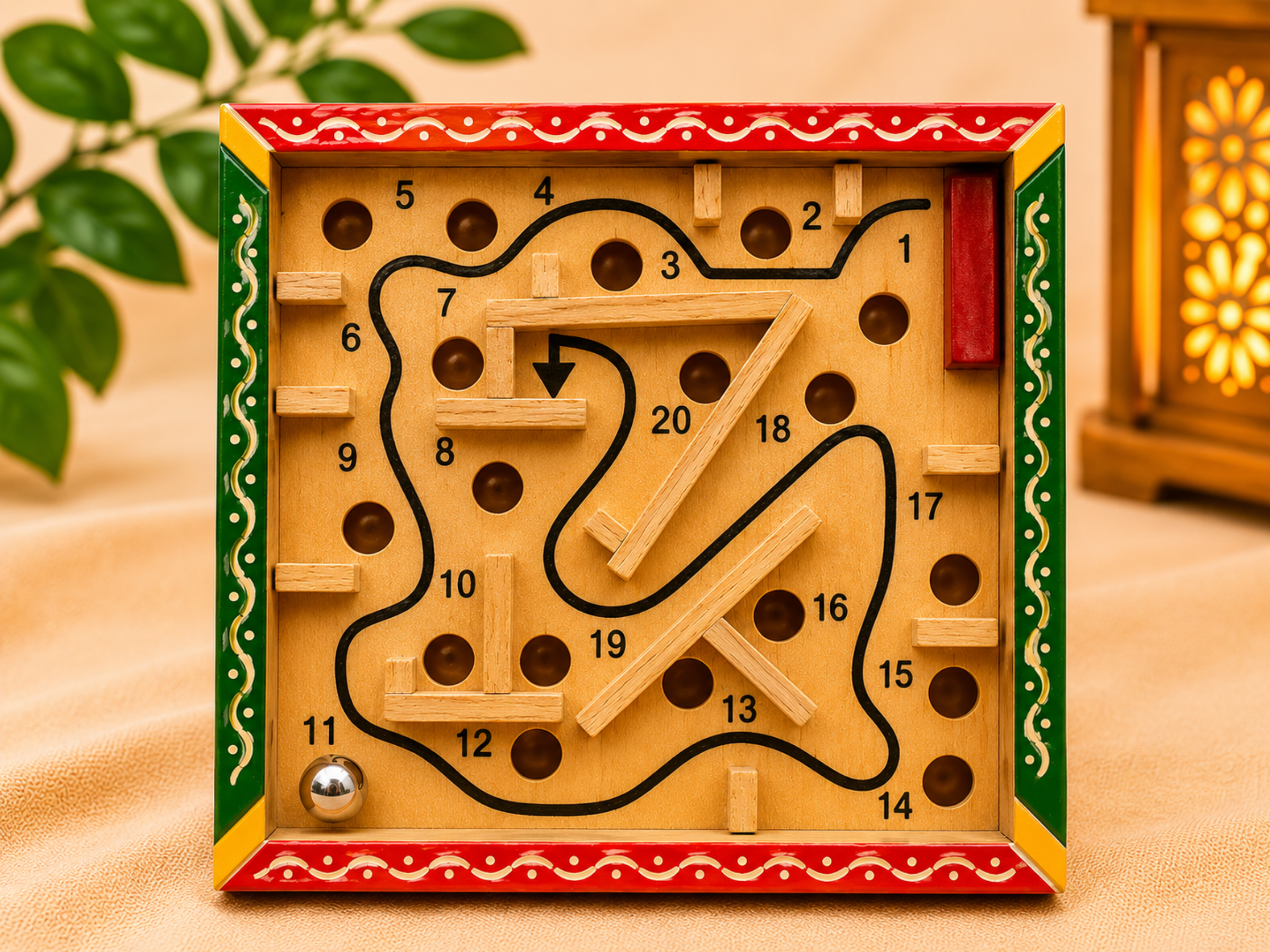 Wooden Tilt Maze Game for Kids | Jumbo Maama