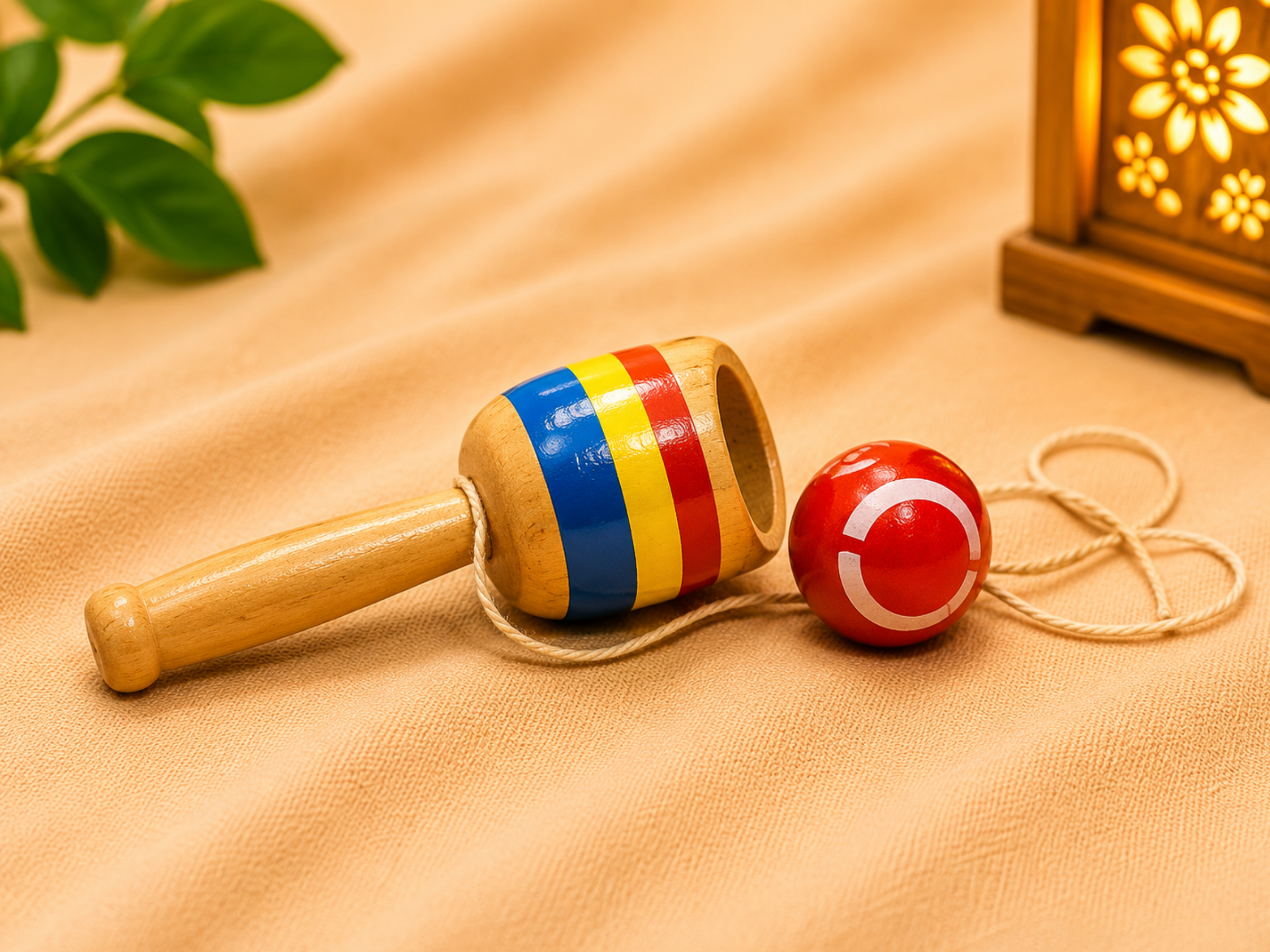 Wooden Ball in Cup Toy (Small) | Jumbo Maama