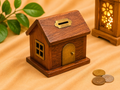 Wooden House Money Bank for Kids | Jumbo Maama