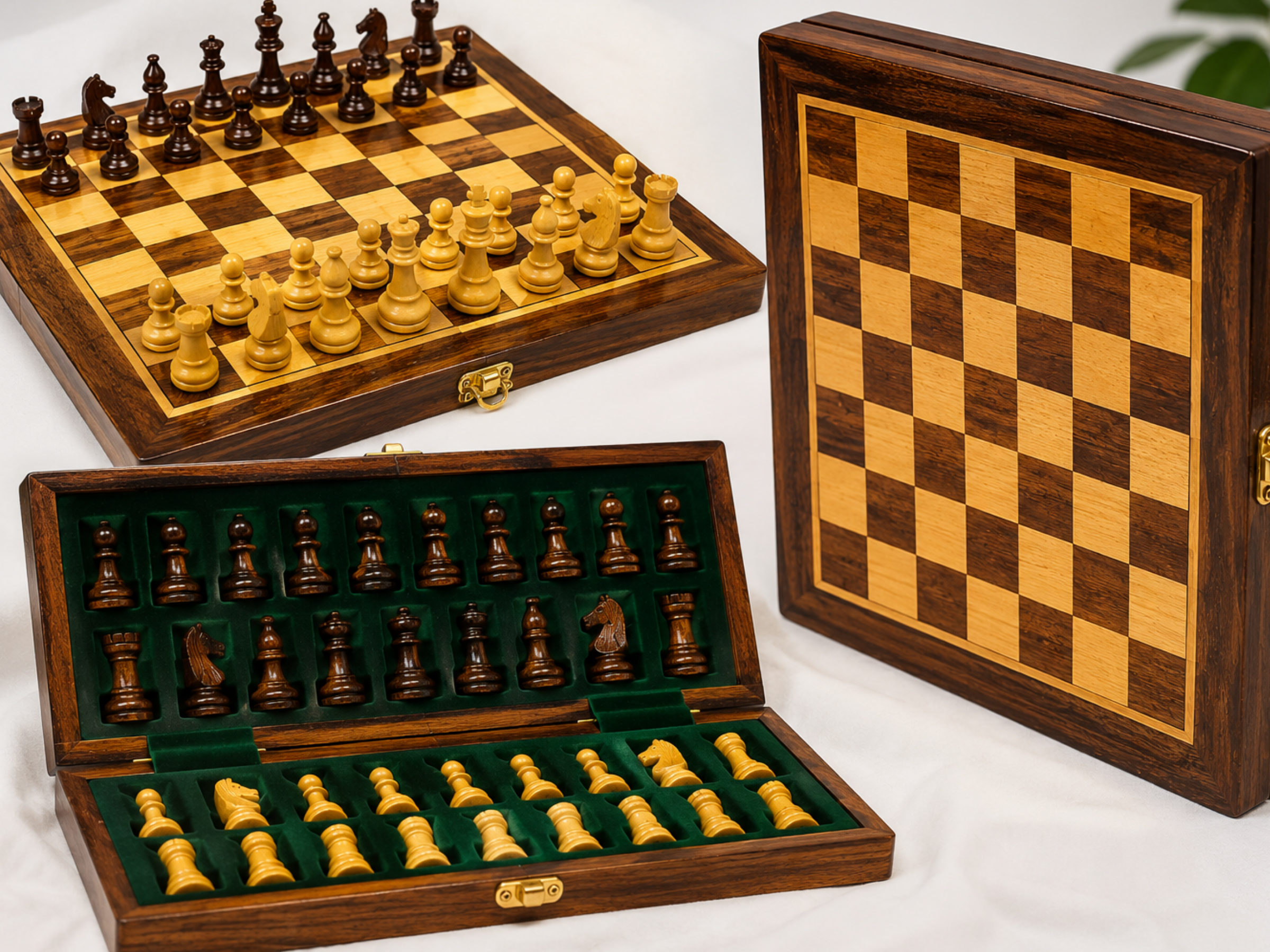 Wooden Magnetic Chess Set (Small) | Jumbo Maama