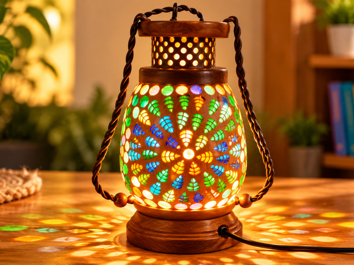 Mosaic Electric Lamp by Jumbo Maama Toys
