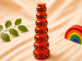 Wooden matki (pot) set – handcrafted traditional Indian play kitchen toy by Jumbo Maama
