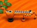 Handcrafted wooden toy Veenai – traditional Indian musical instrument toy by Jumbo Maama